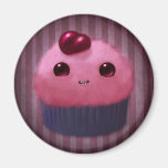 Cherry Cupcake Fridge Magnet