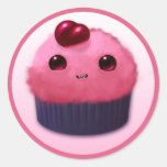 Cherry Cupcake Stickers