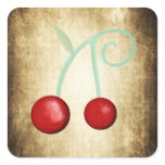 Cherry gold textured Sticker