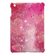 Cherry Heart Sparkle Cover For The iPad Mini