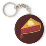 Cherry Pie Heart Key Chains
