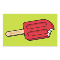 Cherry Popsicle Bite Me Sticker (Rectangle)