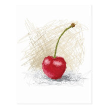 cherry post card