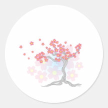 Cherry Tree Blossoms Stickers