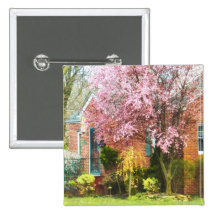 Cherry Tree By Brick House Button