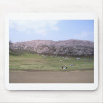 cherry tree in Japan Mouse Pads