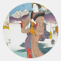 Cherry Tree Sumida River Bank Stickers