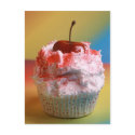 Cherry Vanilla Cupcake postcards