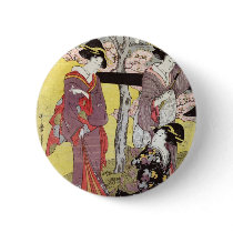 Cherry Viewing at Gotenyama by Kitagawa Utamaro