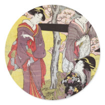Cherry Viewing at Gotenyama by Kitagawa Utamaro