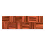 Cherry Wood Parquet Floor Pattern business cards