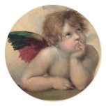 Cherub from Sistine Madonna by Raphael stickers
