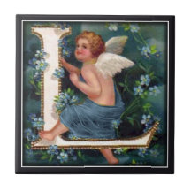 Cherub Letter L Tiles