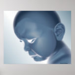 Cherub Print by John S. Schafluetzel