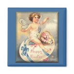 Cherub Sitting on Easter Egg - Magnet