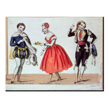 Cherubino, Fanchette and Figaro Postcard