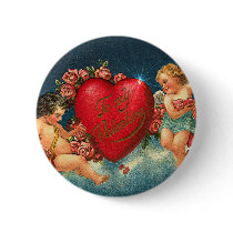CHERUBS & HEARTS by SHARON SHARPE Buttons