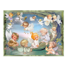 Cherubs Postcard