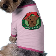 Chesapeake Bay Retriever Christmas Pet T Shirt