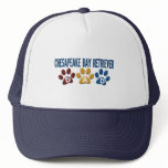 CHESAPEAKE BAY RETRIEVER Dad Paw Print 1 hats