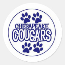 chesapeake cougars stickers
