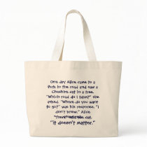 Cheshire Cat Advice Bag