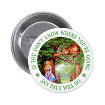 CHESHIRE CAT - ANY PATH WILL DO PIN