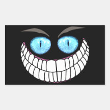 Cheshire Cat - Blue Eyes Stickers