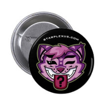 cheshire cat buton pin