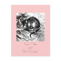 Cheshire Cat Smiling in a Tree Post Card