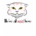 Cheshire Cat Tee (with text) t-shirts