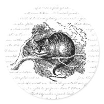 Cheshire Cat - We're all mad here Sticker
