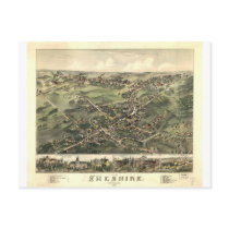 Cheshire Connecticut in 1882 Post Cards