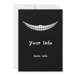 Cheshire Grin invitations