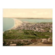 Chesil Beach, Portland, Dorset, England Post Card