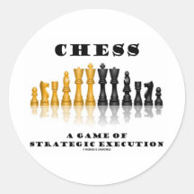 Chess A Game Of Strategic Execution Stickers