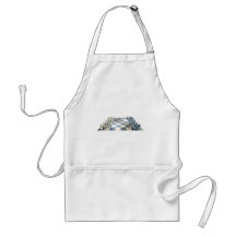 Chess board and pieces aprons