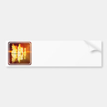 Chess Board and Pieces Bumper Sticker