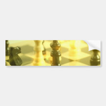 Chess Board Bumper Sticker