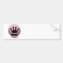 Chess Crown Bumper Stickers
