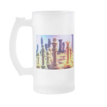 Chess Game Frosted Mug