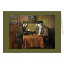 Chess Game Greeting Card