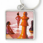 Chess Girls keychains