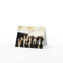 Chess Grunge Note Card