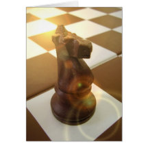 Chess Knight Greeting Card
