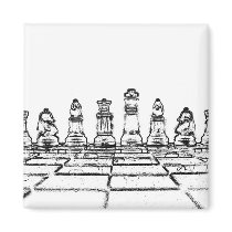 Chess Fridge Magnet
