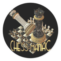 Chess Maniac Stickers
