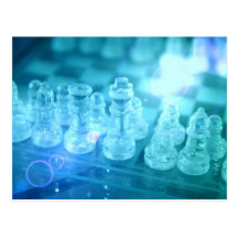 Chess Match Postcard