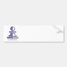 Chess Pawn Design Bumper Sticker