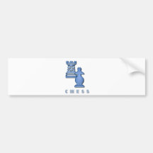 Chess Pieces Bumper Sticker